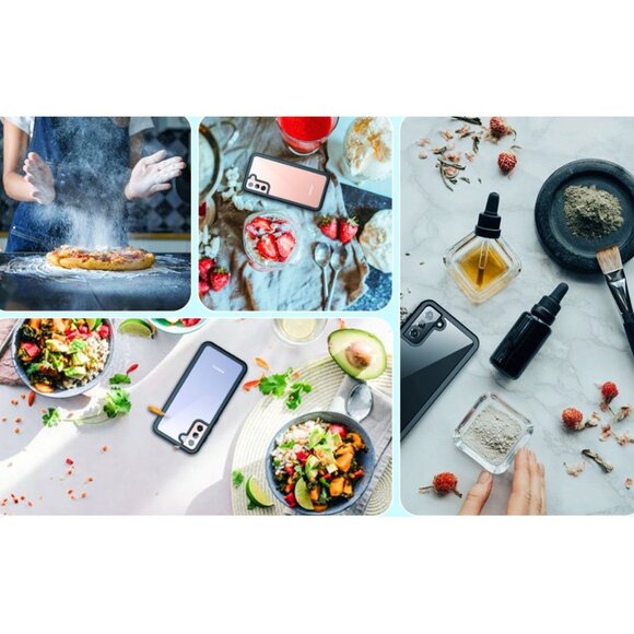 LK - Case for Samsung Galaxy S21 (2021) - 6.2 inches - Clear / Black - Picture 8 of 9